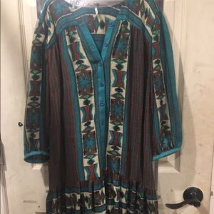 Funky printed free people dress